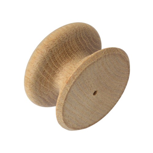 Oak knobs pack - oak, drilled