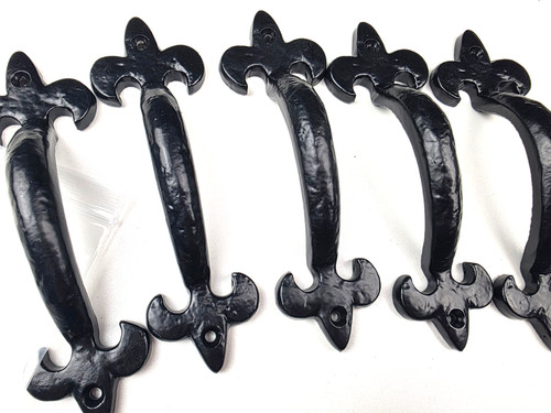 Rustic antique door handle - rustic,