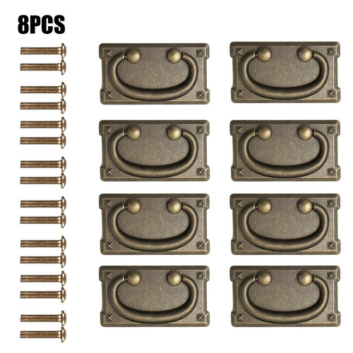 8pcs rustic handle - rustic,