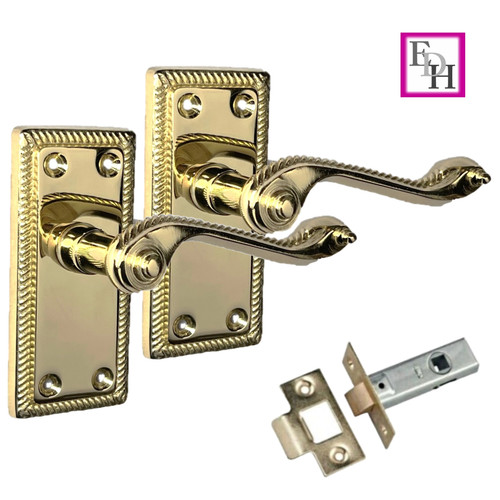 Georgian style scroll brass - scroll,
