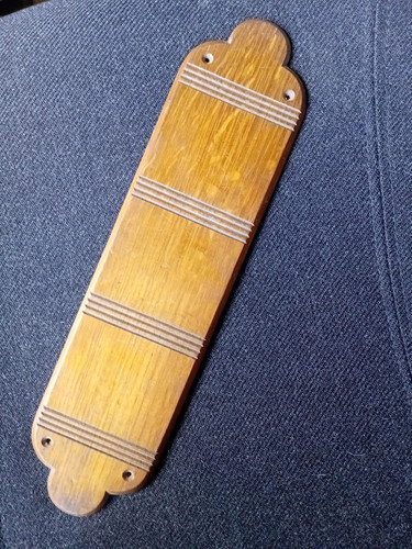 Antique oak finger plate - antique,