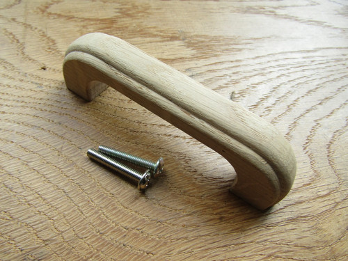 Unfinished oak kitchen handles - oak,