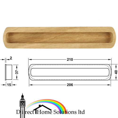Hafele halkin wooden - wooden, inset